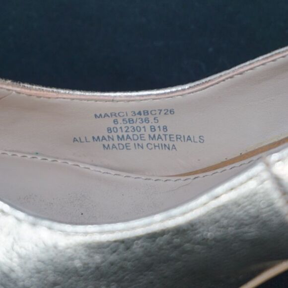 BCBGeneration Metallic 'Marci' Pointed Toe Pumps, Size 6.5B - Picture 7 of 11